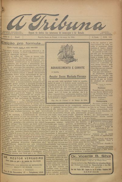 Capa de um dos jornais.