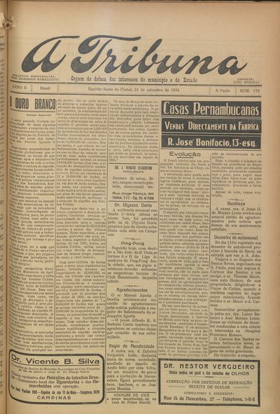 Capa de um dos jornais.