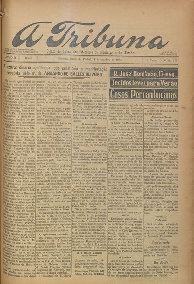 Capa de um dos jornais.
