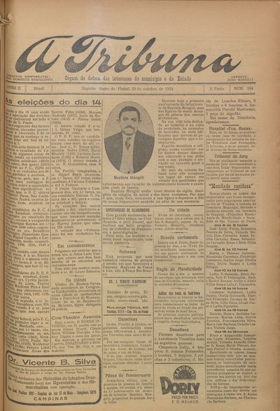 Capa de um dos jornais.