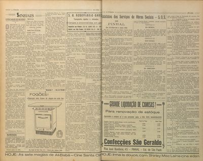 Capa de um dos jornais.