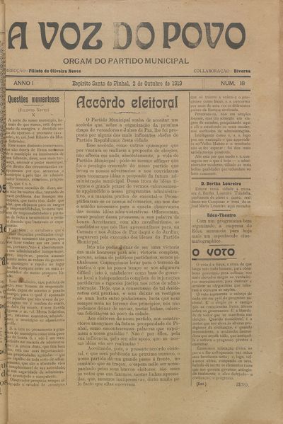 Capa de um dos jornais.