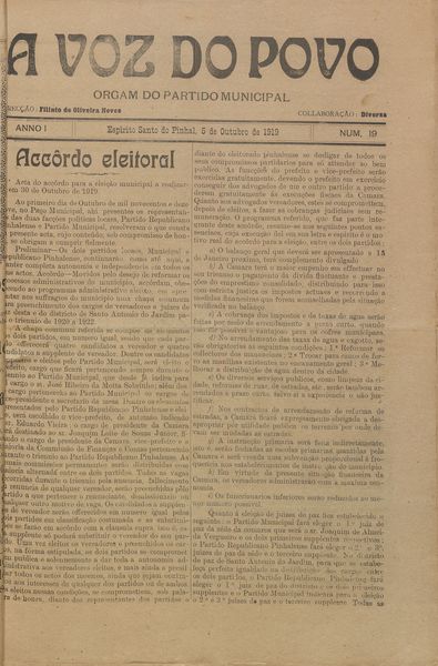 Capa de um dos jornais.