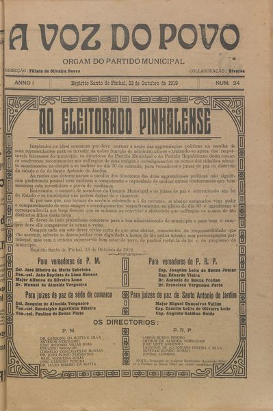 Capa de um dos jornais.