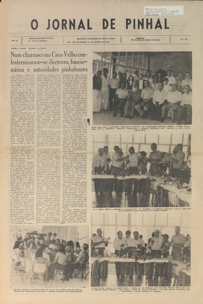 Capa de um dos jornais.