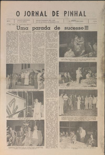 Capa de um dos jornais.