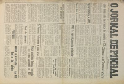 Capa de um dos jornais.