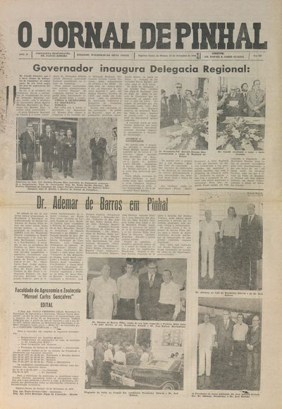 Capa de um dos jornais.