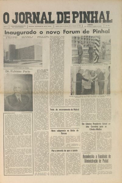 Capa de um dos jornais.