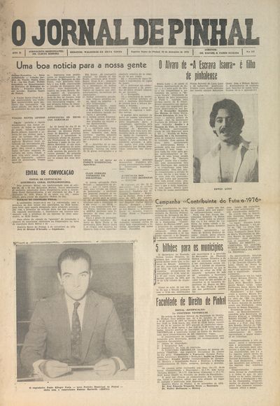 Capa de um dos jornais.