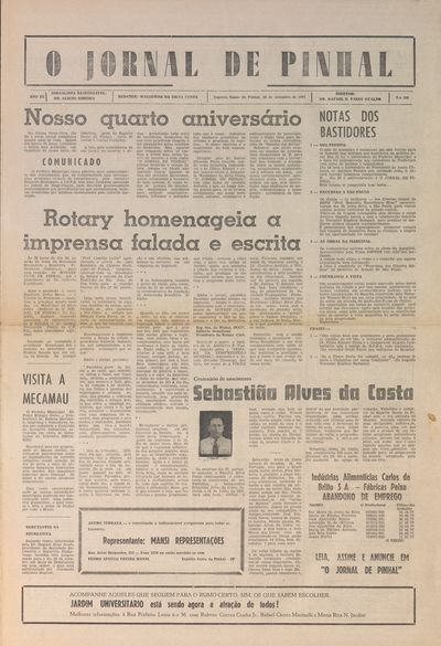 Capa de um dos jornais.