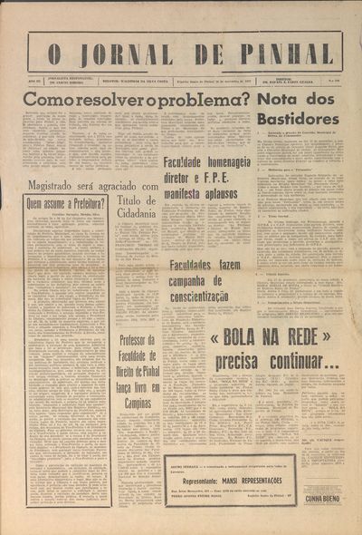 Capa de um dos jornais.