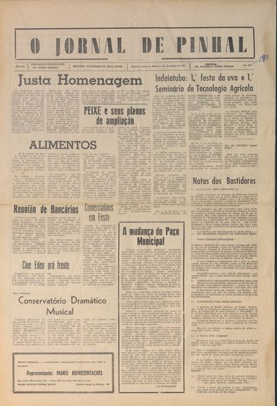 Capa de um dos jornais.