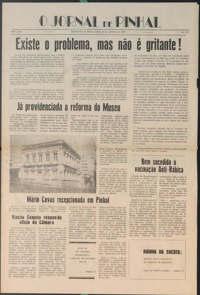 Capa de um dos jornais.
