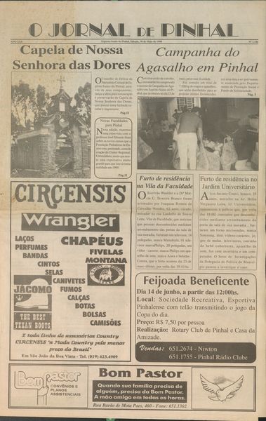 Capa de um dos jornais.