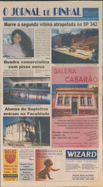 Capa de um dos jornais.