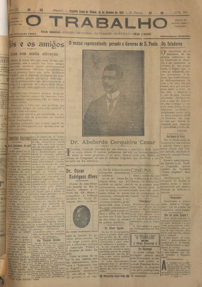 Capa de um dos jornais.