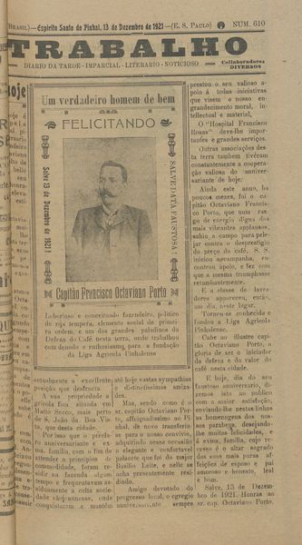 Capa de um dos jornais.