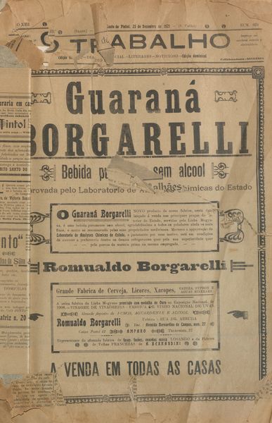 Capa de um dos jornais.