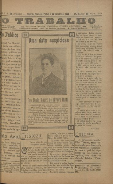 Capa de um dos jornais.