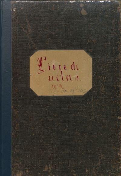 Capa de um dos livros da Câmara.