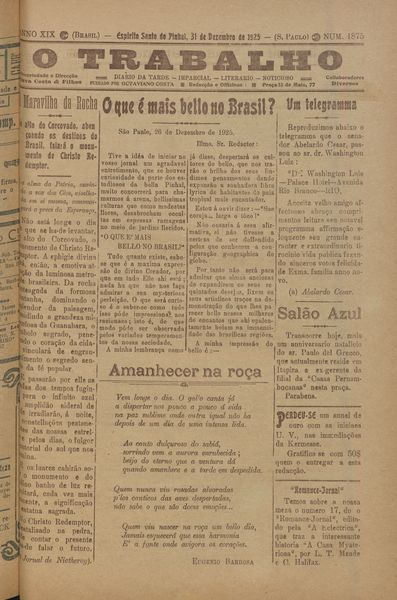 Capa de um dos jornais.