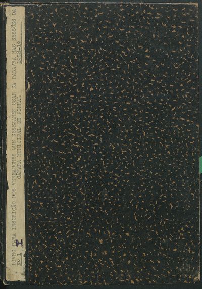 Capa de um dos livros da Câmara.