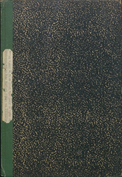 Capa de um dos livros da Câmara.