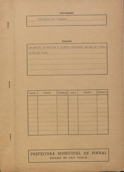 Capa de um dos livros da Câmara.