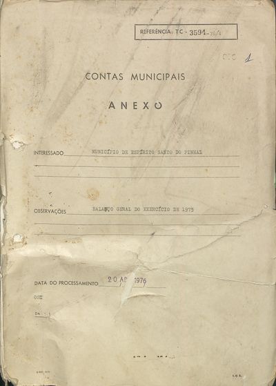 Capa de um dos livros da Câmara.