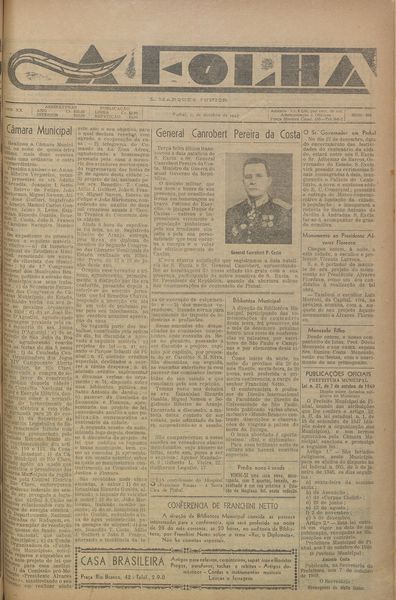 Capa de um dos jornais.