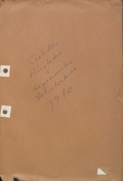 Capa de um dos livros da Câmara.