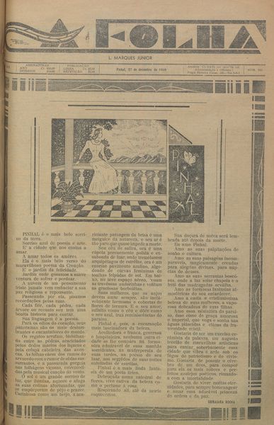 Capa de um dos jornais.