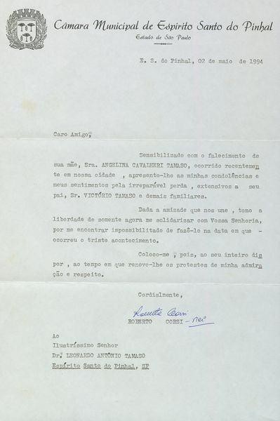 Capa de um dos livros da Câmara.