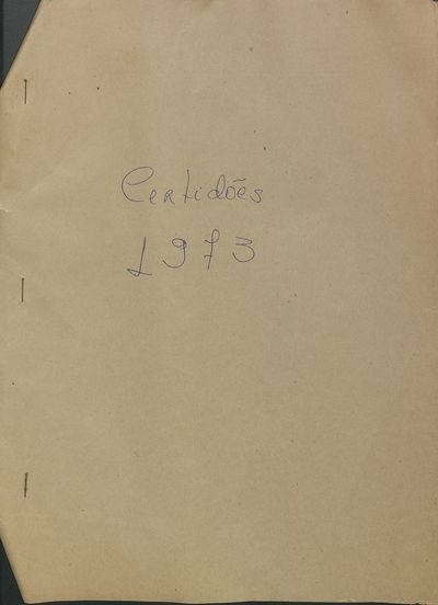 Capa de um dos livros da Câmara.