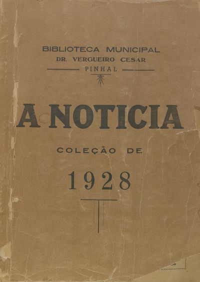 Capa de um dos jornais.