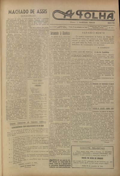Capa de um dos jornais.